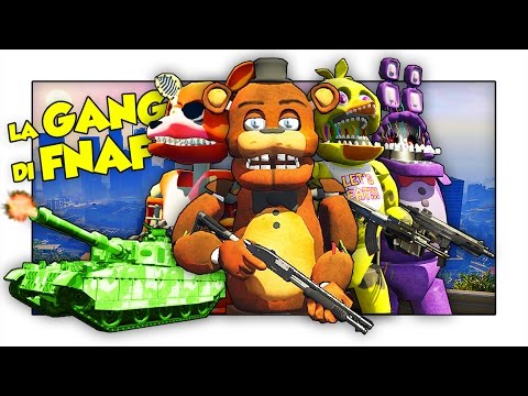 GLI ANIMATRONICS CONQUISTANO LA FORTEZZA MILITARE! - GTA 5 ITA Funny Moments