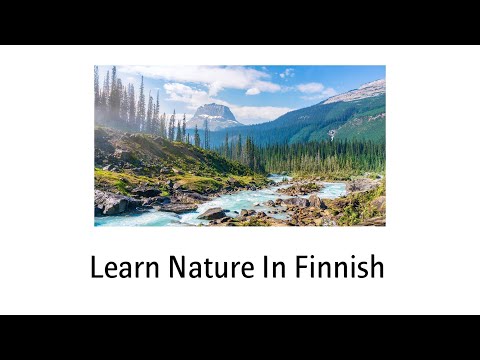 Learn Finnish With Pictures: Nature