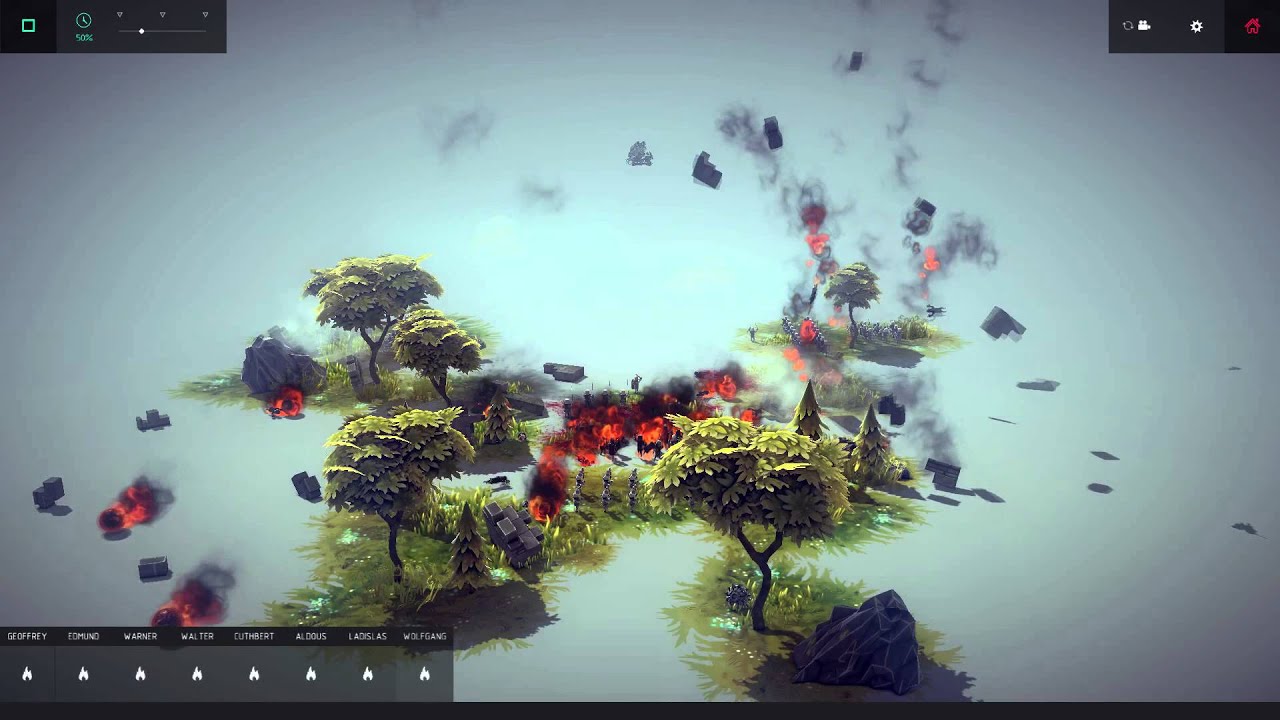 Besiege - Double-Barrel Fireball Shotgun Tank - YouTube