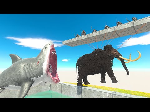 Dinosaurs or Prehistoric Mammals | Aquatics in Water Tank - Animal Revolt Battle Simulator