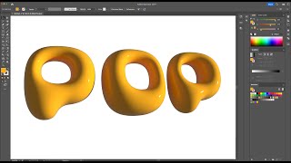 How to create Inflated Text in Adobe Illustrator