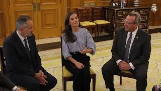 Audiencia de S.M. la Reina a una representación de la Fundación Porque Viven