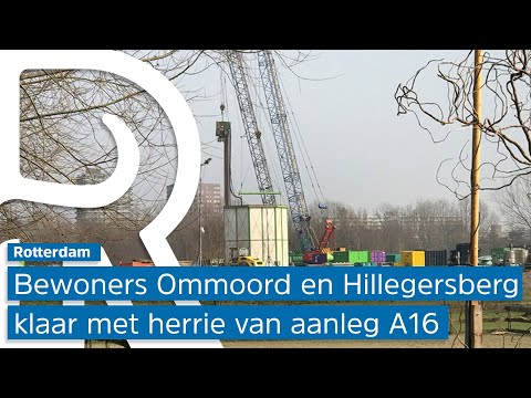 Bewoners Ommoord en Hillegersberg al maanden in herrie nieuwe snelweg A16: 'Dit is echt een marte...