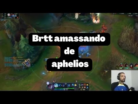 Brtt destruindo a soloq de aphelios o pai tá on