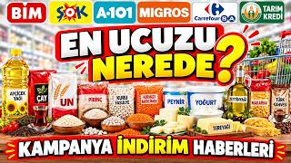 EN UCUZU NEREDE? 16 Gıda Ürünü Fiyat Karşılaştırması! BİM,A101, ŞOK, Migros, Car