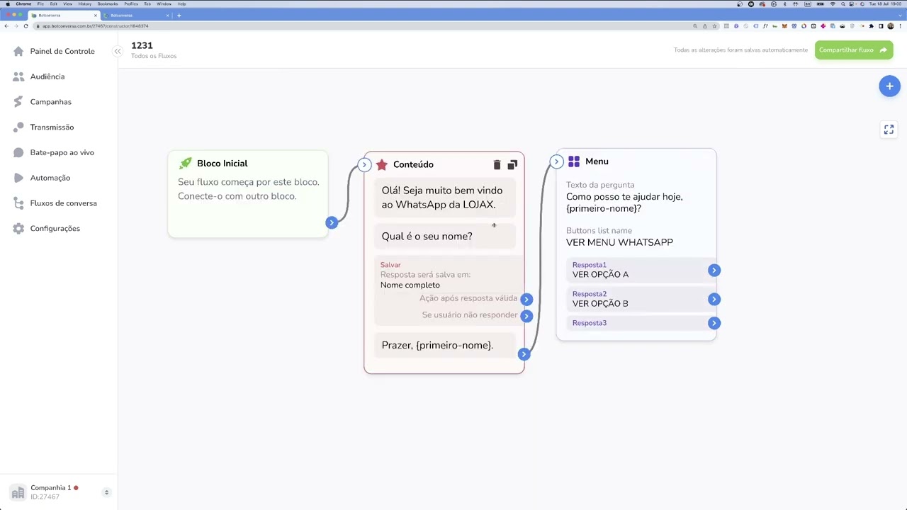 Como Utilizar Botões Nos Fluxos do BotConversa