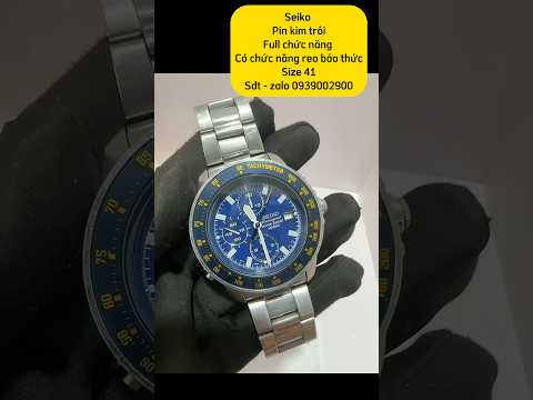 Seiko pin kim trôi , reo báo thức #donghothuysi #donghodeotay #bainhatthuy