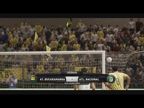 FIFA 18 - Resumen partido Apertura Colombia - At. Bucaramanga vs. Atl. Nacional - Alfonso López