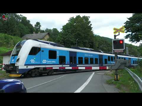 Železniční přejezd Kouty nad Desnou [P9182] - 19.7.2025 / Czech railroad crossing