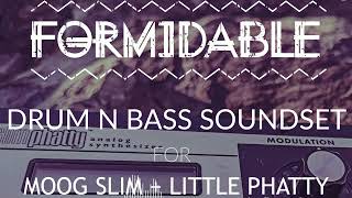 Video thumbnail for Formidable Drum n Bass Soundset for Moog Slim & Little Phatty - Jump Up/Liquid DnB Patches 2023 by Kulshan Studios