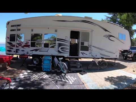 Woodward Reservoir full hookup camping trip, T island...