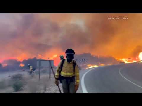 Video Thumbnail: Wildfires in southern Spain kill 11, emergency agency says