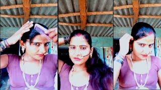 village girl hair style gudiya meena live