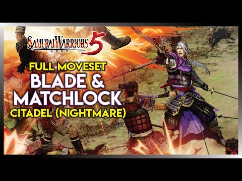 SAMURAI WARRIORS 5 - Mitsuhide Blade & Matchlock Gameplay (Citadel Nightmare)