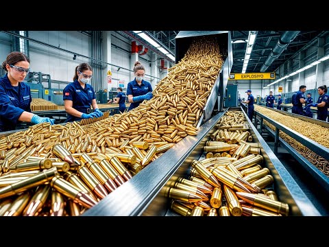 How Billions of BULLETS Are Made! 🤯 Inside the INSANE Precision Ammo Factory