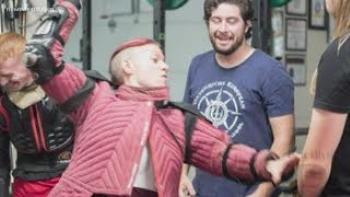 Midland Sword School teaching HEMA fencing to students