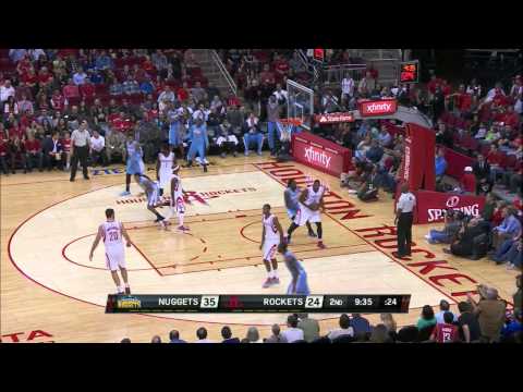 Jusuf Nurkic Highlights Nuggets vs. Rockets 12.13.2014 - 9 Points, 5 Rebounds