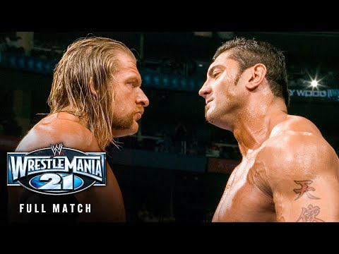 FULL MATCH: Triple H vs. Batista – World Heavyweight Title Match: WrestleMania 21