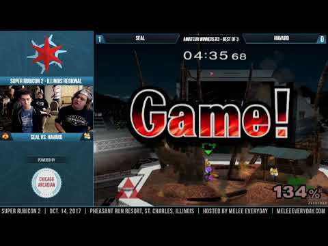 Super Rubicon 2 - Seal (Sheik) vs. Havard (Fox) - SSBM - Amateur Winners R3