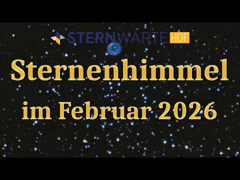 The night sky in February 2026