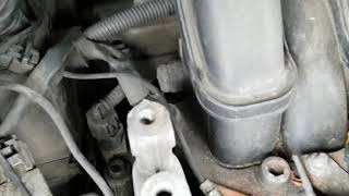 2010 TOYOTA HIGHLANDER COOLANT TEMPERATURE SENSOR REPLACEMENT- PART 1