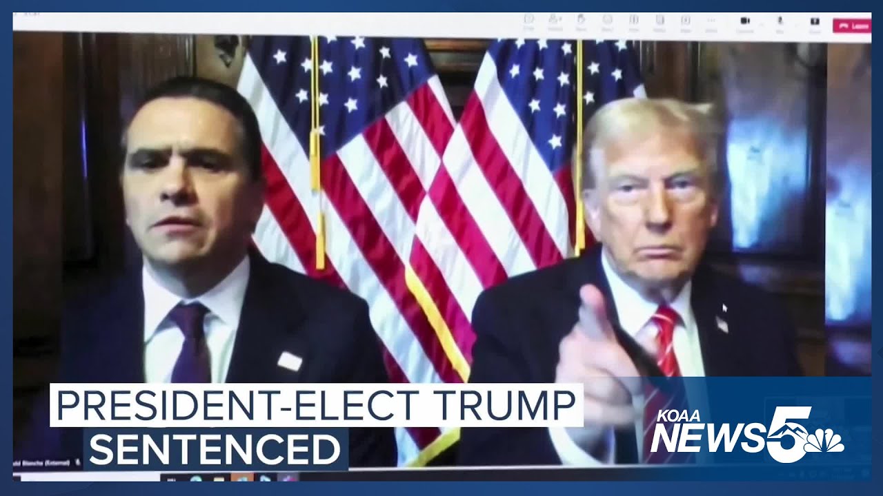 Trump sentenced in New York hush money case