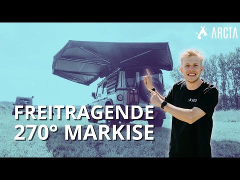 Die WING 270° - eine freitragende Seitenmarkise | ARCTA