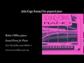 John Cage: Sonata I for prepared piano
