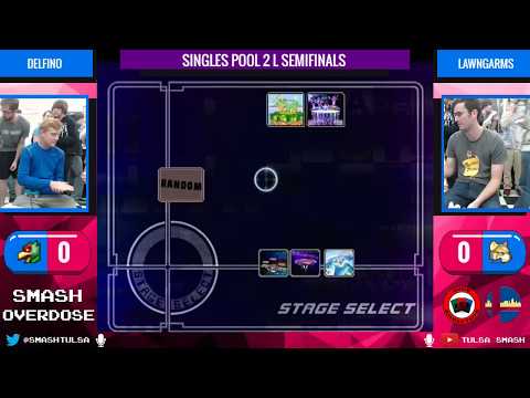 Smash Overdose 4 - Delfino (Falco) vs Lawngarms (Fox) - Pool 2 Losers Semis