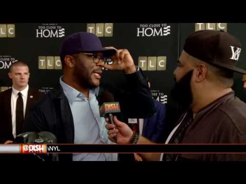 Tyler Perry talks TOO CLOSE TO HOME *DISH NATION* |Chuey Martinez|