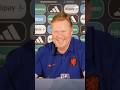 Koeman krijgt eindelijk goede vraag van journalist ? #ronaldkoeman #oranje