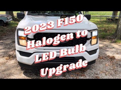 2023 F150 Halogen to LED bulb upgrade with @AUXITOLED H11 bulbs