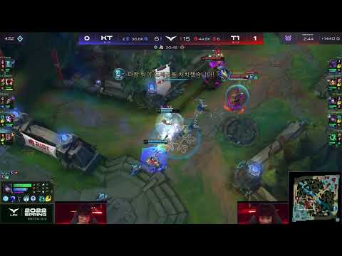 T1 Keria Amazing Thresh hook flash predict (T1 vs KT Game 2)
