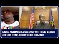 Man with suspended license shocks Ann Arbor judge by joining court Zoom while driving