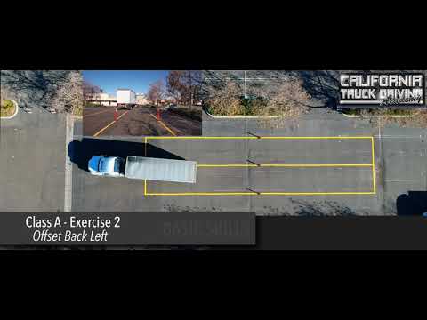 California Truck Driving Academy - Class A Offset Back Left