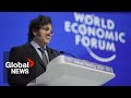 WEF Summit: Argentina's Milei praises free markets, slams socialism at Davos
