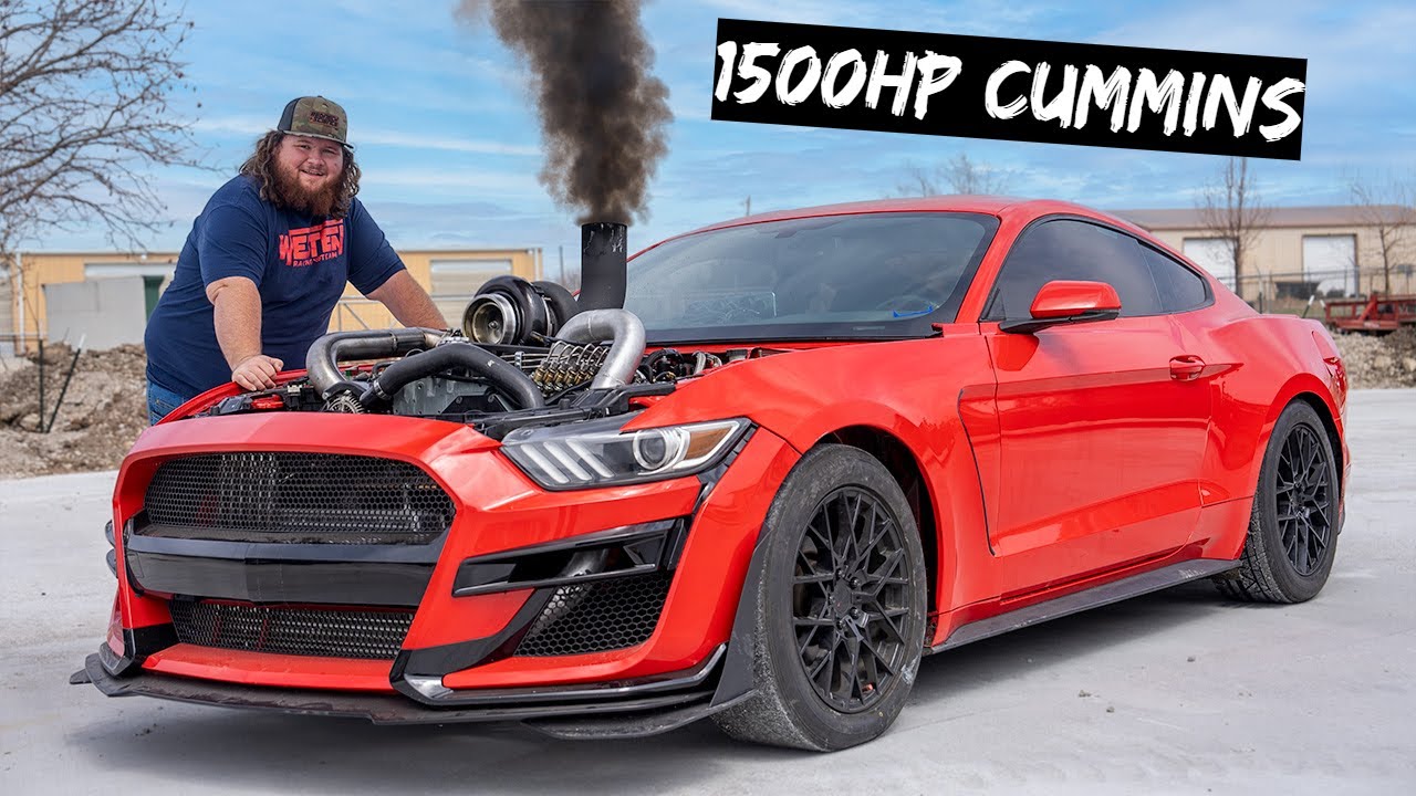 The Smokestang — A Cummins Diesel Engine in a Ford Mustang
