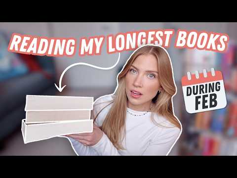the biggest books on my TBR vs. the shortest month to read them!