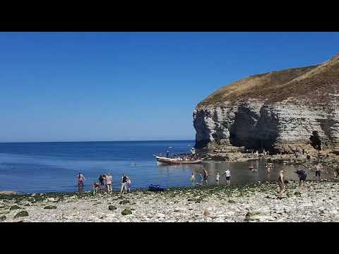 Flamborough North Landing North Yorkshire coast August 11th 2022 - Part 1