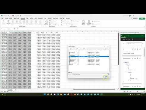 Excel Lambda functions which easily calculate portfolio expected return and standard deviation