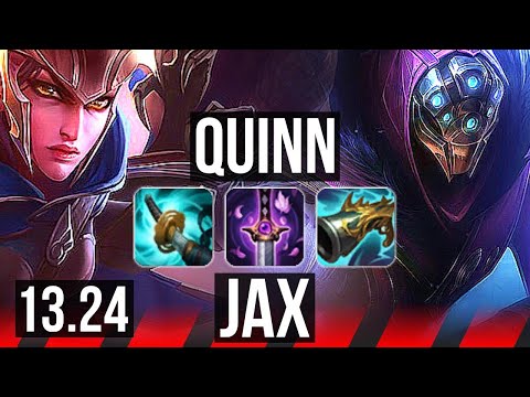 QUINN vs JAX (TOP) | 11/1/9, Rank 5 Quinn, 500+ games, Godlike | BR Grandmaster | 13.24