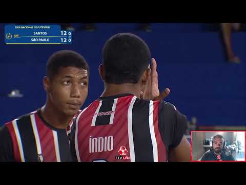 PEGOU FOGO - Santos x São Paulo - 10ª Rodada Liga Nacional de Futevôlei - React FTV Ep. 502