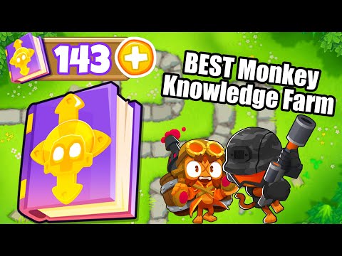 Easiest Way To Farm Monkey Knowledge in BTD6