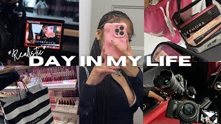 *Realistic* Day In My Life! twin date, shopping, learning how to do my makeup + more
