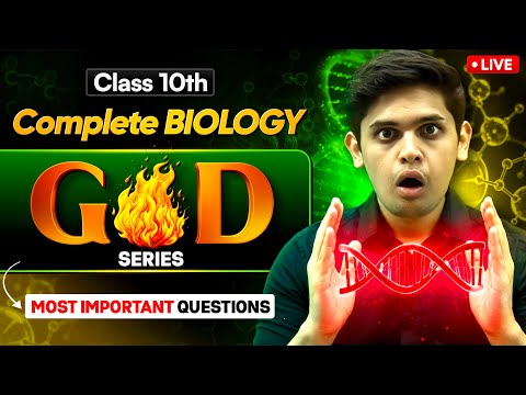 Class 10th Science - Complete Biology Most Important Questions🔥| Prashant Kirad