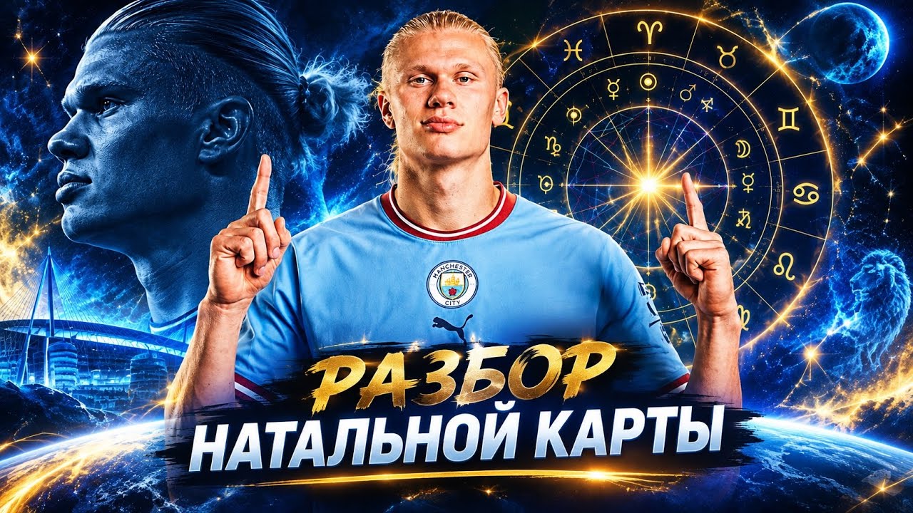 ЭРЛИНГ ХОЛАНН НАТАЛЬНАЯ КАРТА