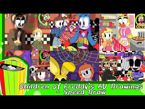 Children Of Freddy’s AU Character Posters (COFAU) - Speed Draw