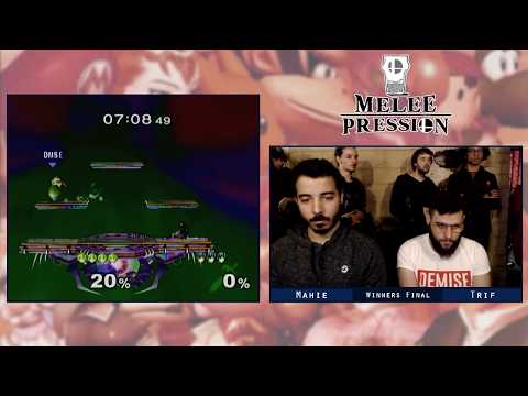 Super Melee Pression #5 - Mahie (Marth) vs. Trif (Peach) - Winners Final