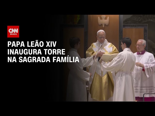 Papa Leão XIV inaugura torre da Sagrada Família nesta quarta-feira (10) | CNN 360°
