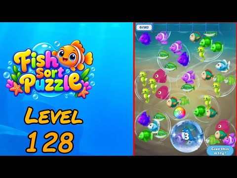 Fish Sort Puzzle Level 128 Walkthrough thumbnail